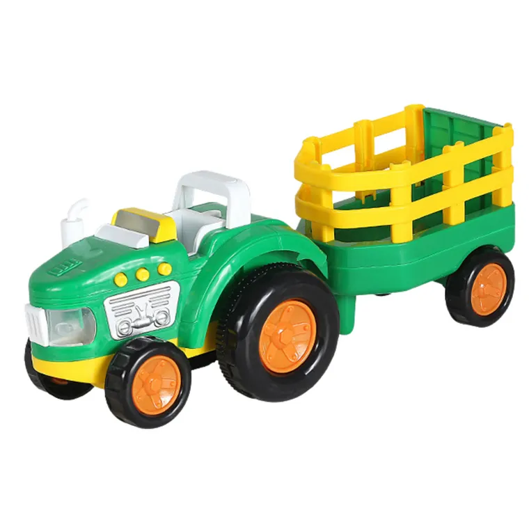 Lean Toys, traktor farmerski, pojazd interaktywny