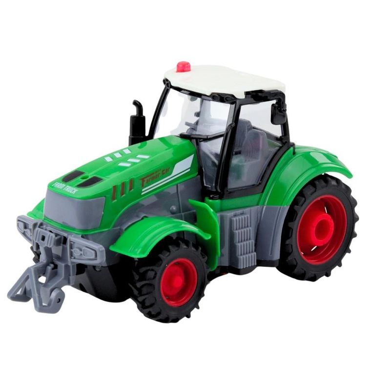 Lean Toys, traktor, pojazd rolniczy zdalnie sterowany, zielony, 1:24
