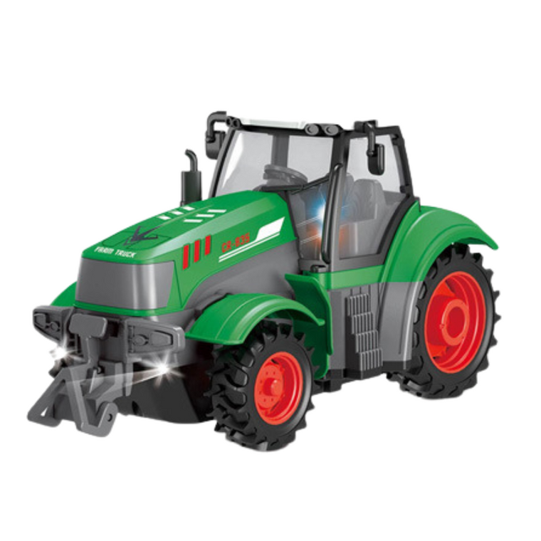Lean Toys, traktor rolniczy rc, zielony, 1:24
