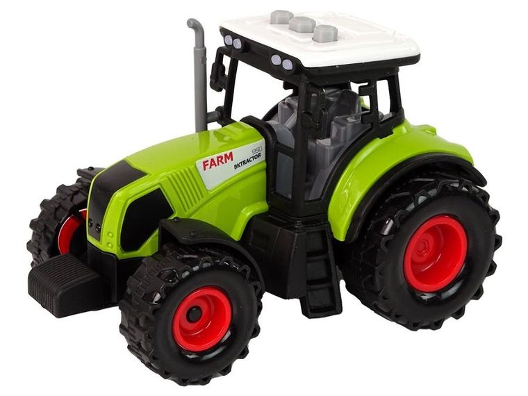 Lean Toys, traktor z przyczepą i cysterną, interaktywny pojazd rolniczy