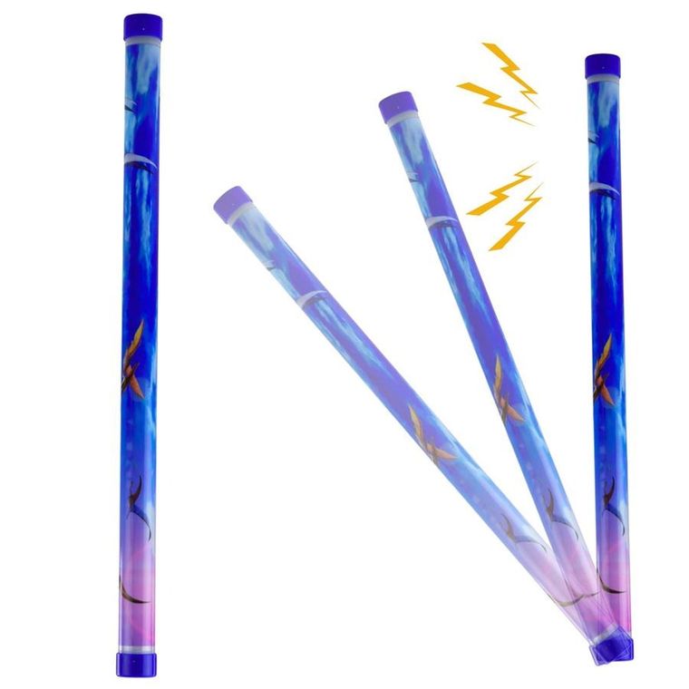 Lean Toys, tuba dźwiękowa, świecąca, dinozaury, 40 cm, 1 szt.