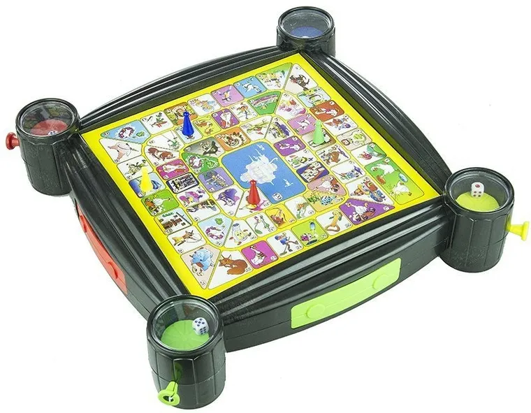 Lean Toys, warcaby, chińczyk, węże, drabiny, gry 7w1