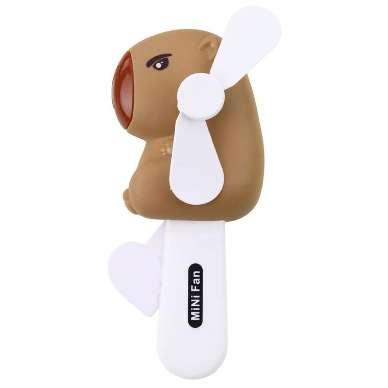 Lean Toys, wiatraczek ręczny, kapibara, 14,5 cm, 1 szt.