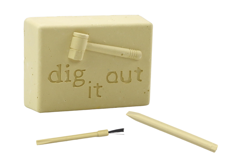 Lean Toys, wykopaliska kryształów, zestaw archeologiczny