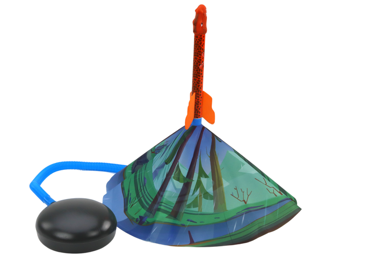 Lean Toys, wyrzutnia rakiet, dinozaury