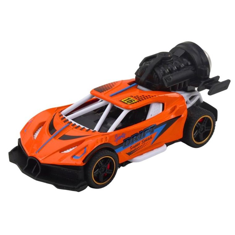 Lean Toys, wyścigówka, interaktywny pojazd z funkcją dymu, 1 szt.