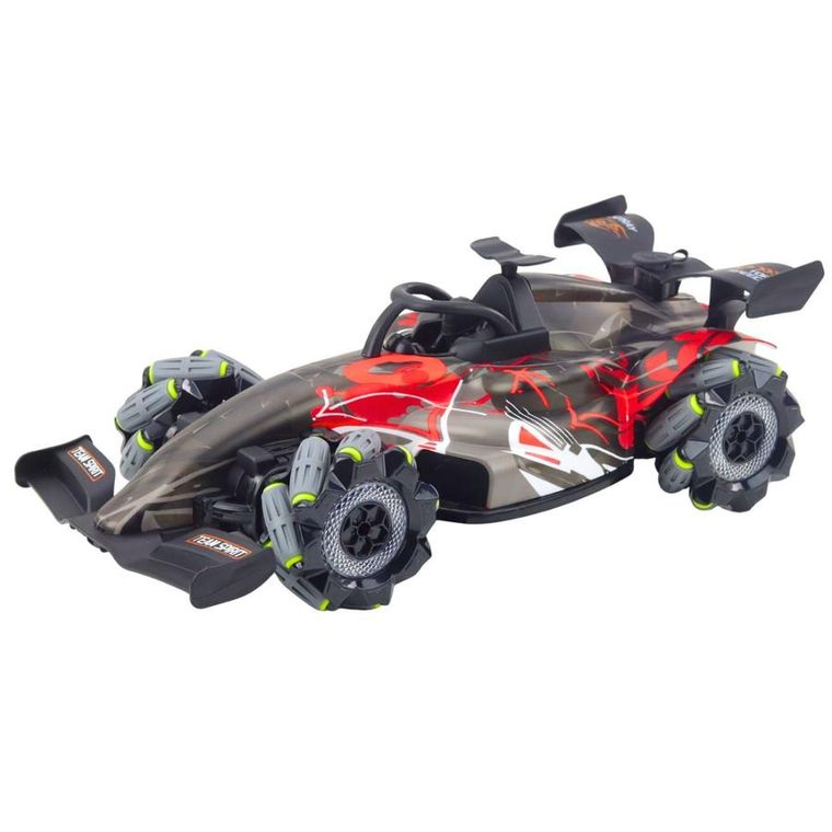 Lean Toys, wyścigówka, pojazd zdalnie sterowany, efekt dymu, 1:10