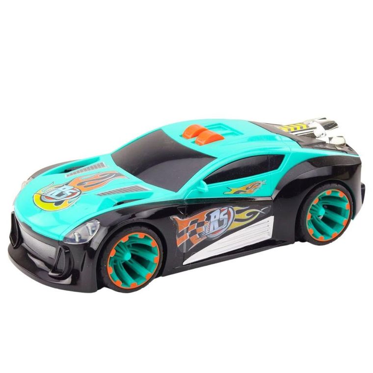 Lean Toys, wyścigówka z rakietą, pojazd interaktywny