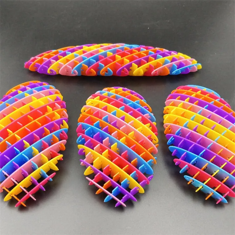 Lean Toys, zabawka, antystresowa, sensoryczna, tęczowa, 10 cm