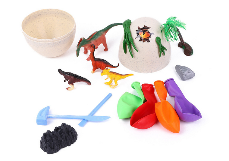 Lean Toys, zestaw archeologiczny, lodowe jaja z dinozaurami