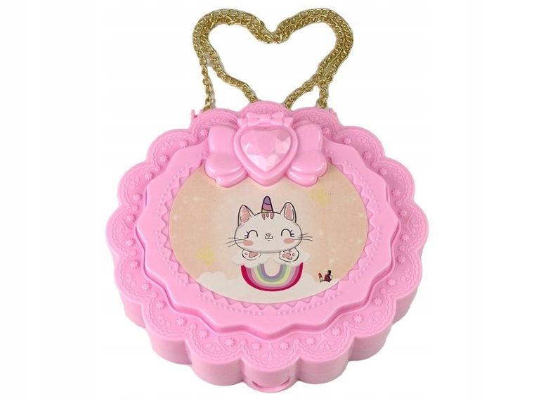 Lean Toys, zestaw do makijażu, jednorożec, różowy