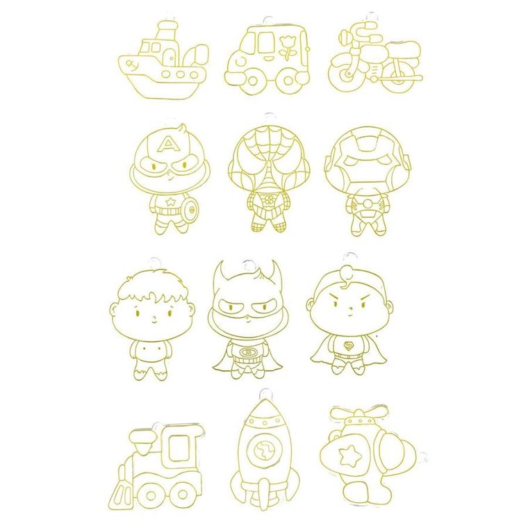 Lean Toys, zestaw do malowania 3D, kosmos