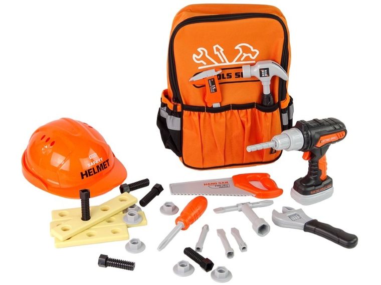 Lean Toys, zestaw majsterkowicza w plecaku