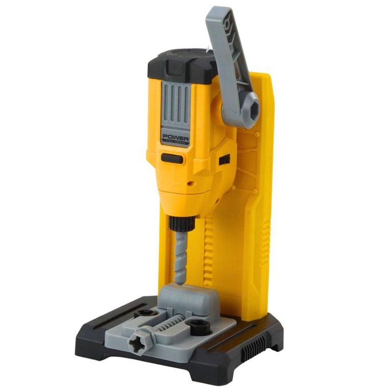 Lean Toys, zestaw majsterkowicza, wiertarka stołowa, interaktywna, 18 elementów