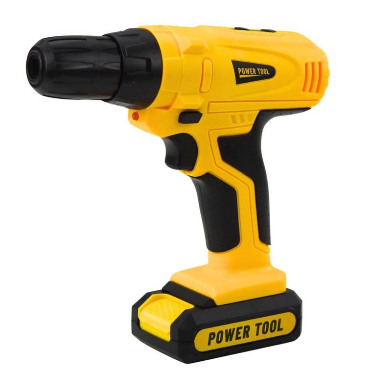 Lean Toys, zestaw majsterkowicza z wiertarką i narzędziami, interaktywny, 12 elementów