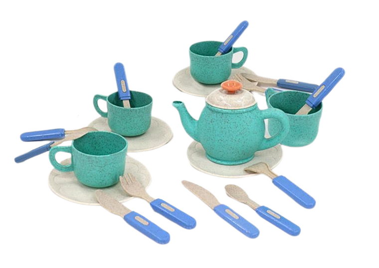 Lean Toys, zestaw naczyń, serwis kawowy, 22 elementy