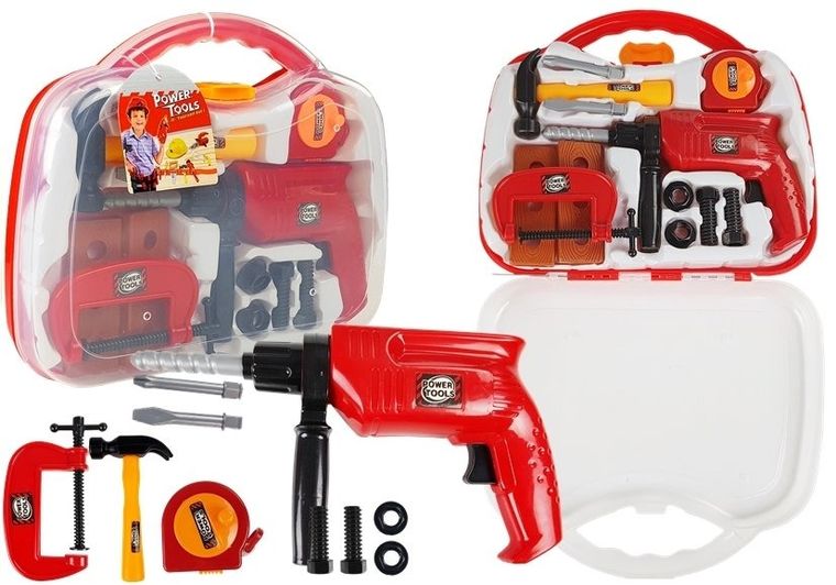 Lean Toys, zestaw narzędzi w walizce, zabawka interaktywna