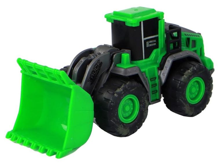 Lean Toys, zestaw pojazdów farmerskich, traktory zielone, 4 szt.