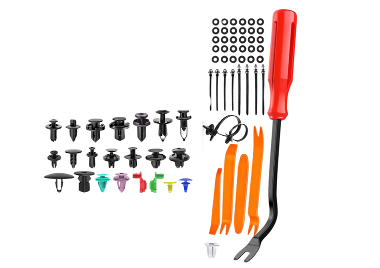 Lean Toys, zestaw spinek samochodowych w organizerze, 23 rozmiary, 680 elementów