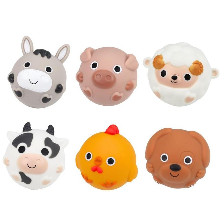 Lean Toys, zwierzątka domowe, zjeżdżalnia, zabawki do kąpieli, 10 elementów