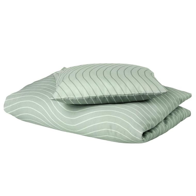 Leander, Woodland, pościel niemowlęca, organic cotton, sage green, 70-100 cm