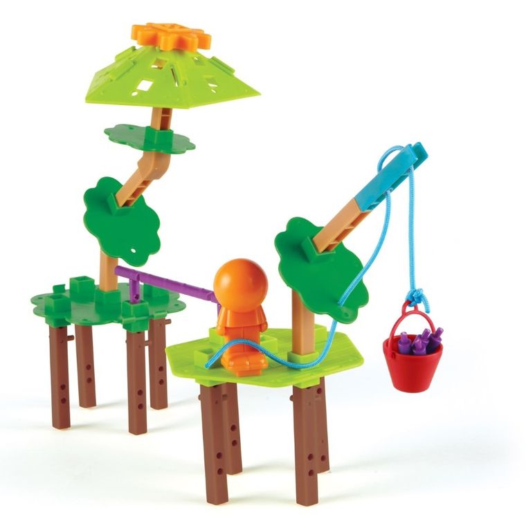 Learning Resources, Domki na drzewie, zestaw do konstruowania i projektowania, 52 szt.