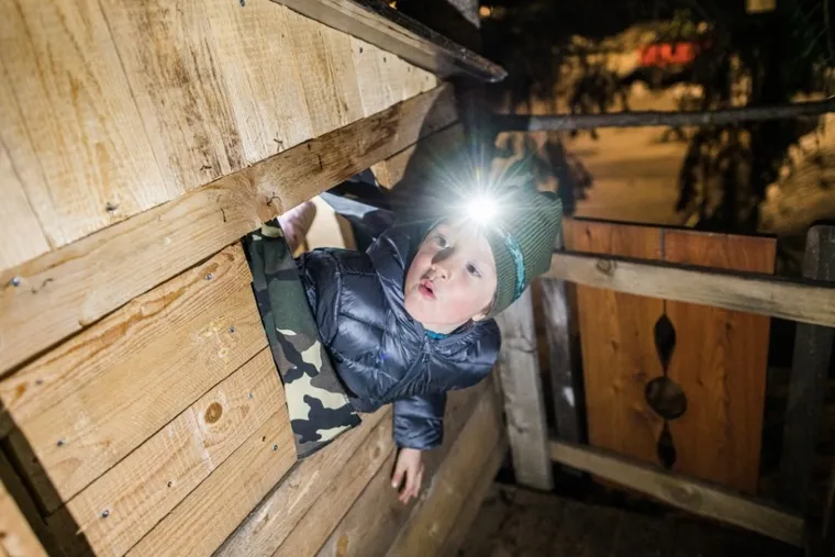 Ledlenser, latarka czołowa dziecięca, Kidled2, Dinozaury