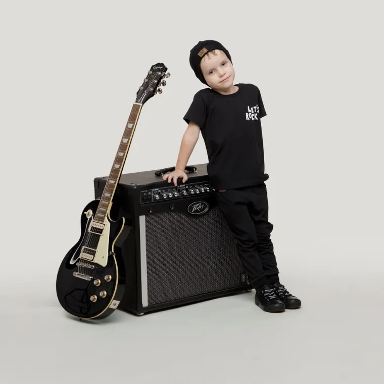 Legginsy chłopięce, czarne, Pinokio