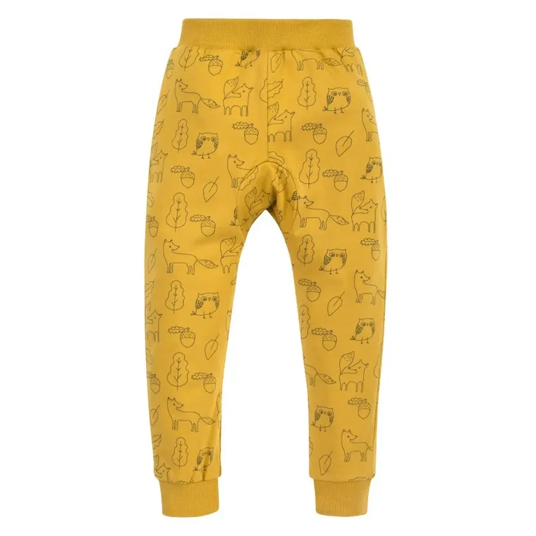 Legginsy chłopięce, żółte, Pinokio