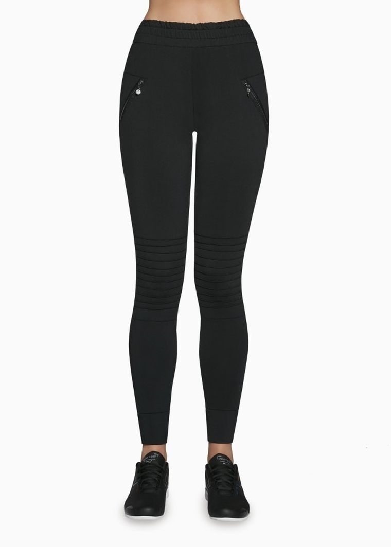 Legginsy damskie, czarne, Movement, Bas Black