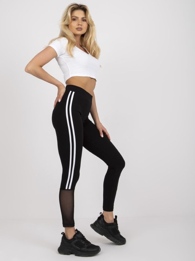 Legginsy damskie, czarne, Relevance