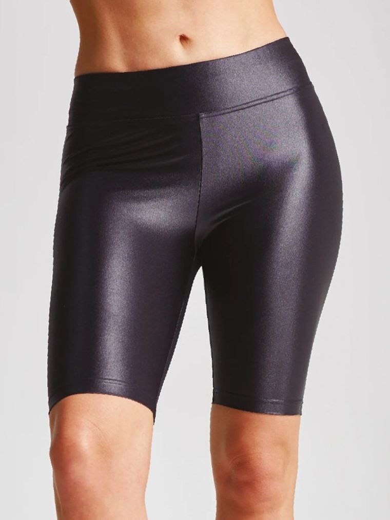 Legginsy damskie, kolarki, czarne, Brillant, Gatta