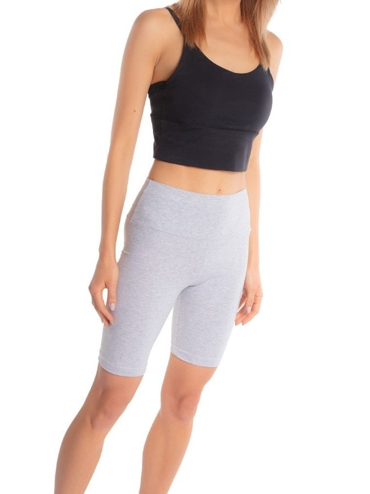 Legginsy damskie, kolarki, szare, Golden Queen