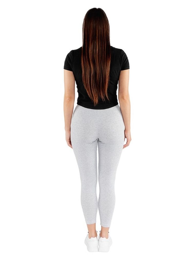 Legginsy damskie, ocieplane, szare, Golden Queen