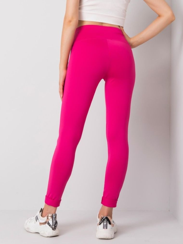 Legginsy damskie, różowe, Ex Moda