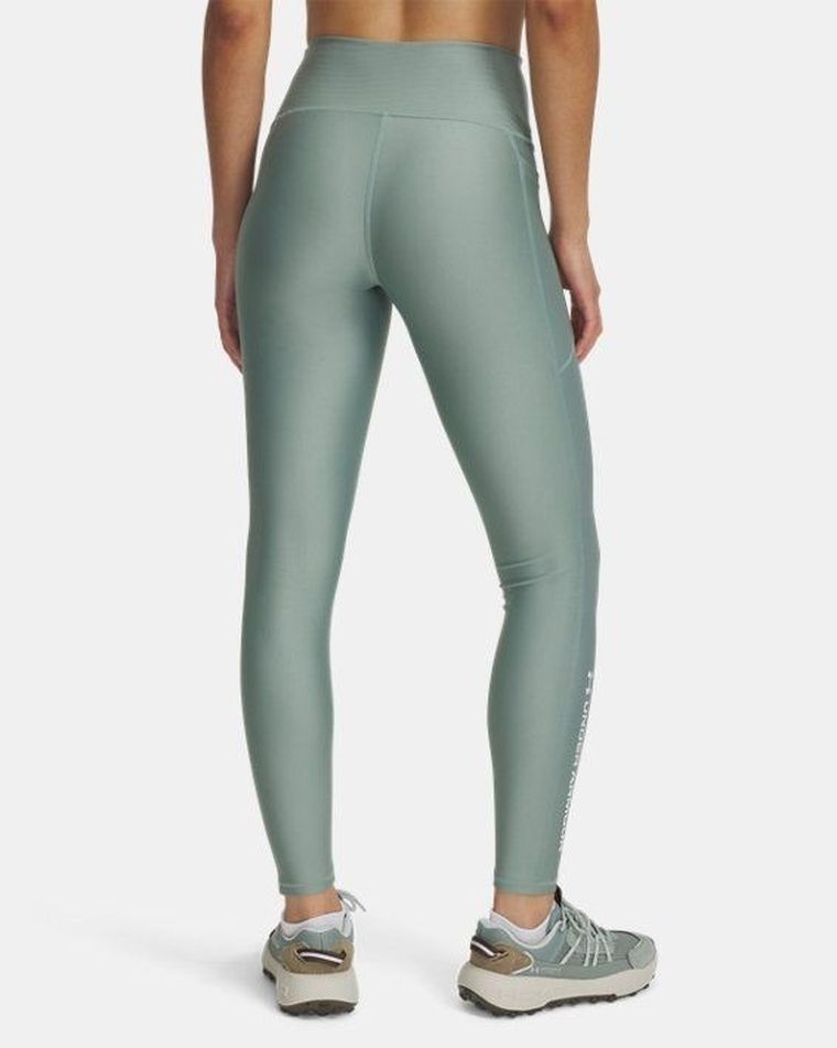Legginsy damskie, zielone, Under Armour