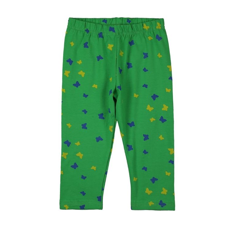 Legginsy dziewczęce 3/4, zielono-granatowe, zestaw, 2 szt., Tup Tup