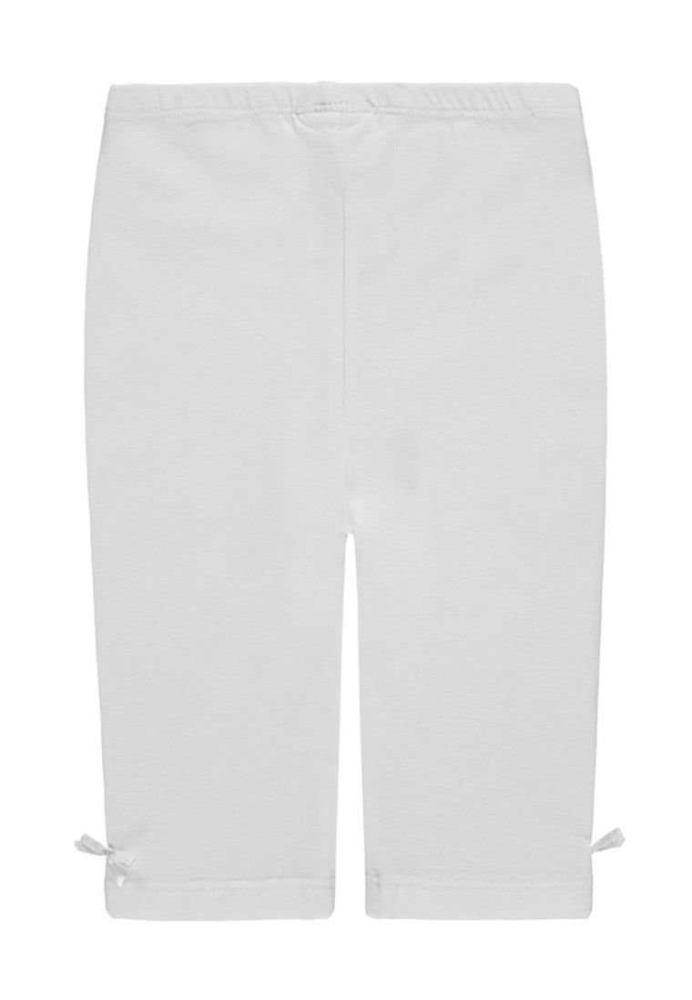 Legginsy dziewczęce, białe, Kanz