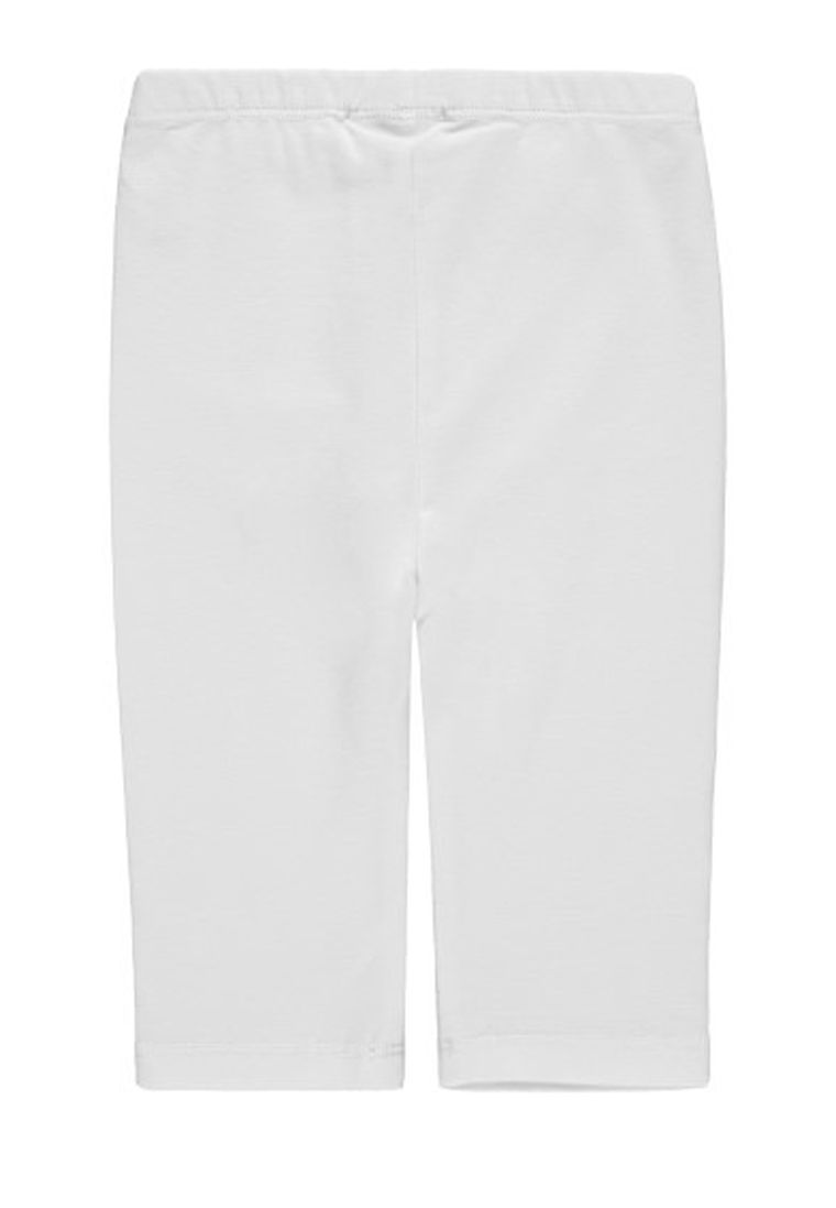 Legginsy dziewczęce, białe, Kanz