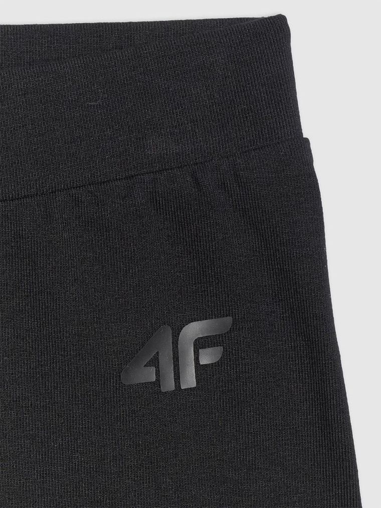 Legginsy dziewczęce, czarne, 4F