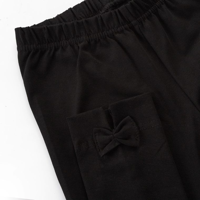 Legginsy dziewczęce, czarne, Tup Tup