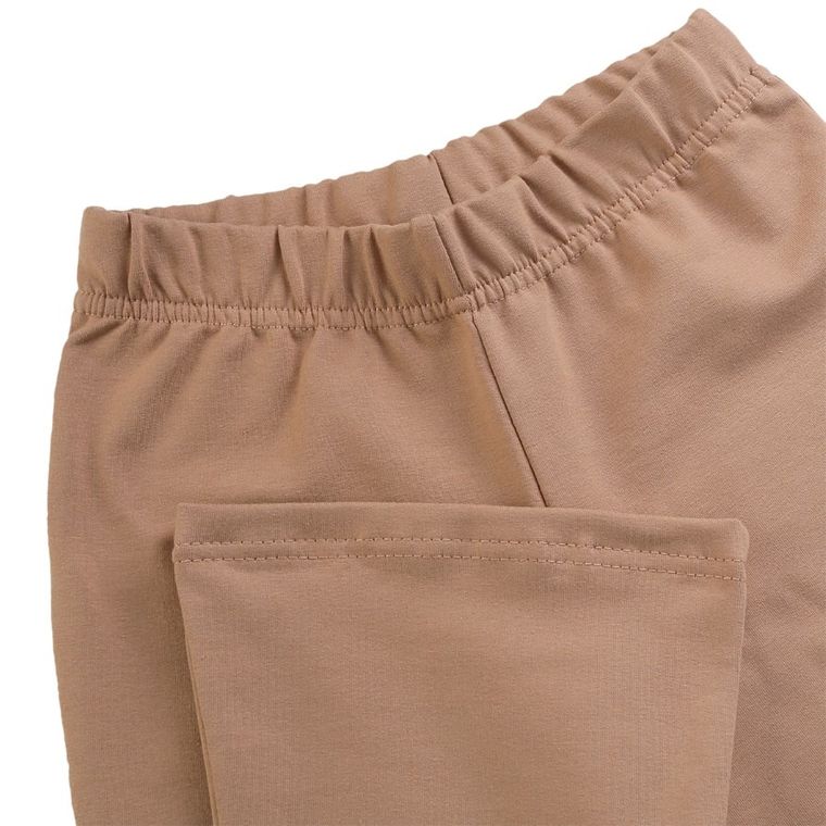 Legginsy dziewczęce, dzwony, beżowe, Tup Tup