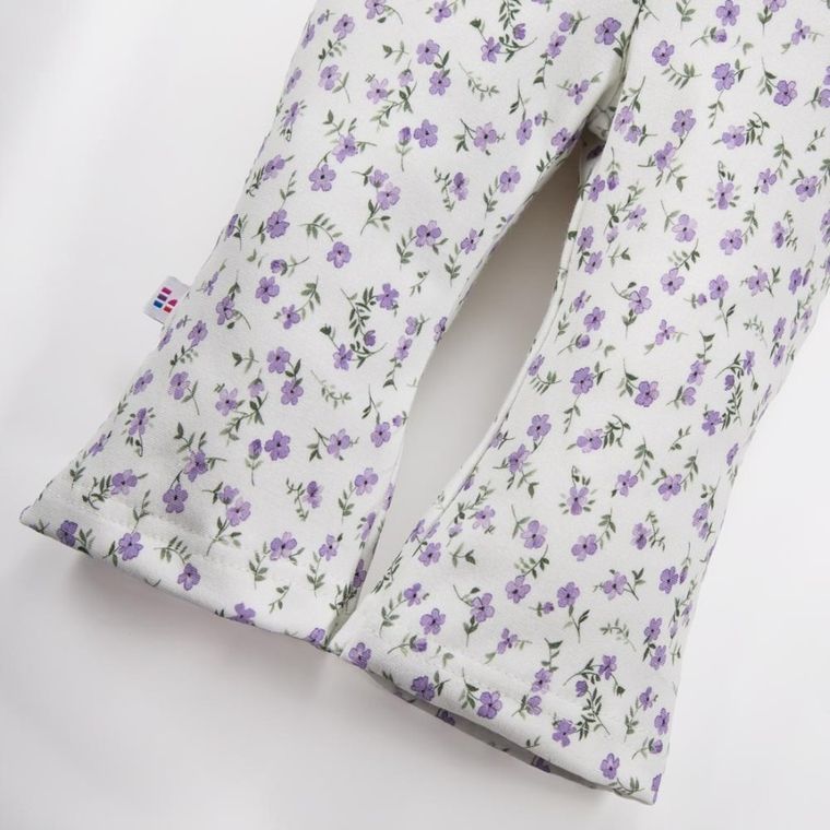 Legginsy dziewczęce, dzwony, ecru, Eevi