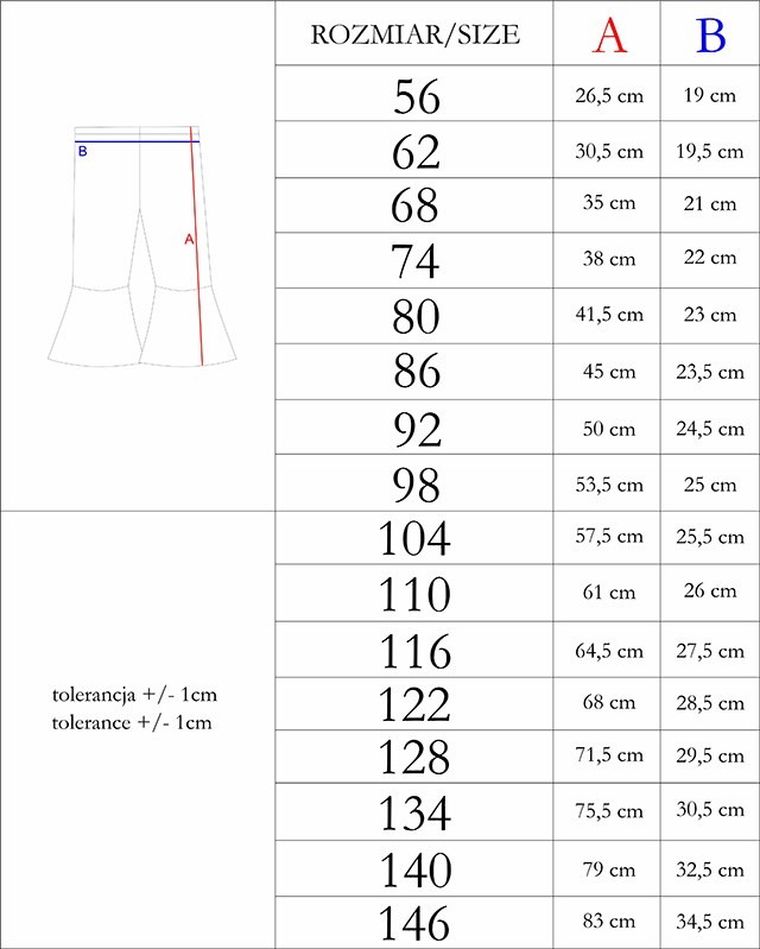 Legginsy dziewczęce, dzwony, niebieskie, Nicol