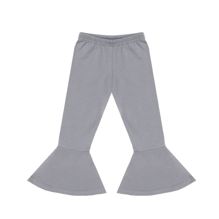 Legginsy dziewczęce, dzwony, szare, Nicol