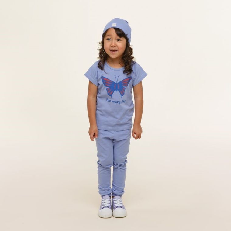 Legginsy dziewczęce, fioletowe, Pinokio