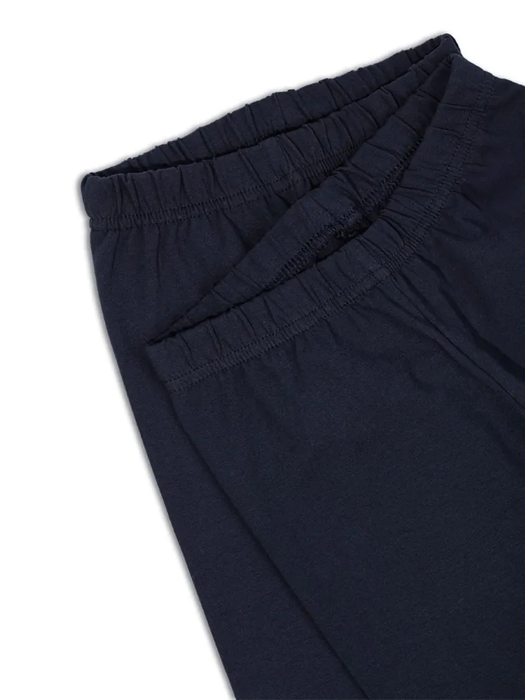 Legginsy dziewczęce, granatowe, zestaw, 2 szt., Tup Tup