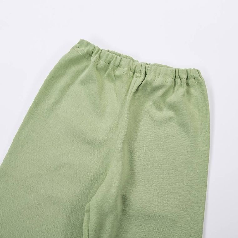 Legginsy dziewczęce, khaki, Eevi