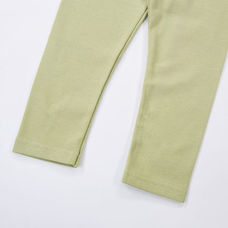 Legginsy dziewczęce, khaki, Eevi