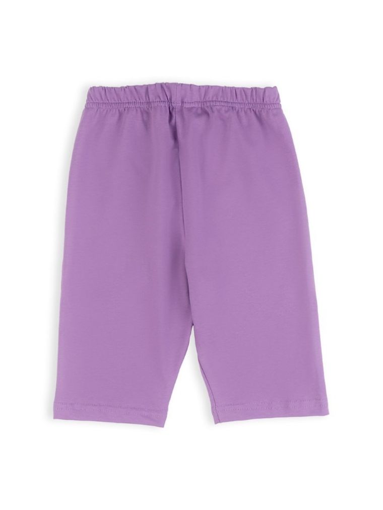 Legginsy dziewczęce, kolarki, fioletowe, Tup Tup